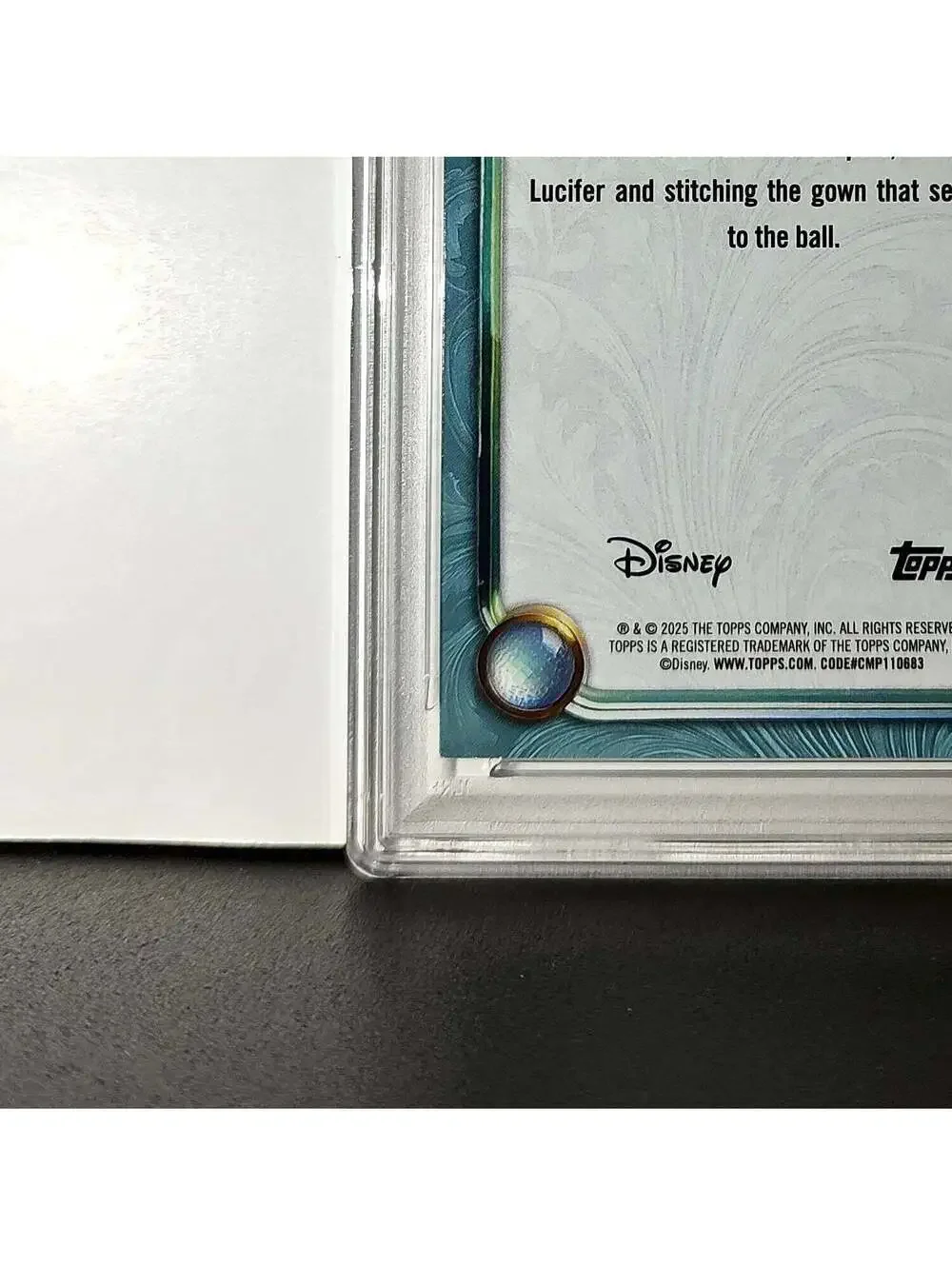 Jaq and Gus 2025 Topps Disney Wonder #111 Diamond Card Cinderella PSA 8